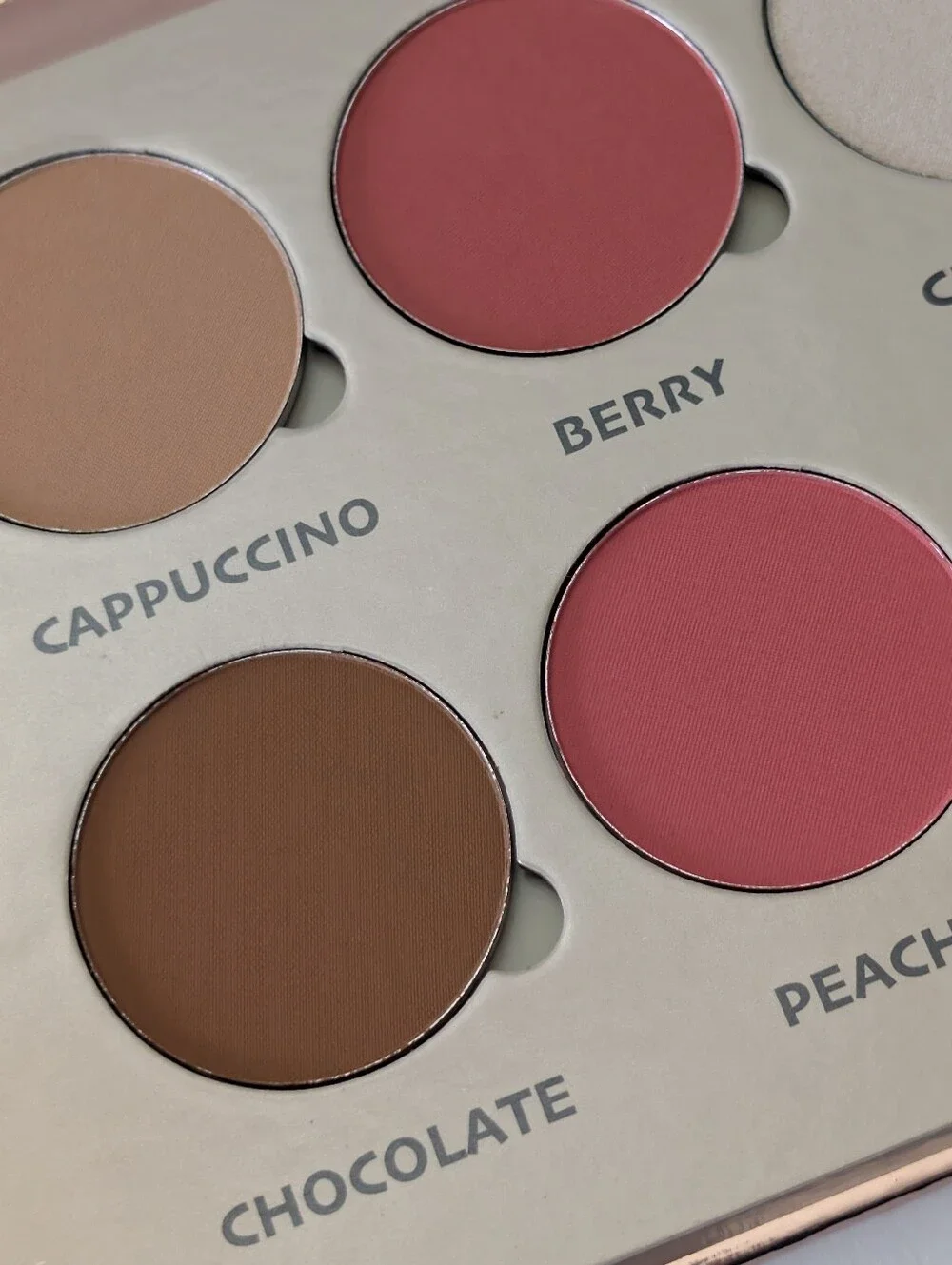 6 Color Contour Blush Palette - Berry/Peachy/Cappuccino‎ Chocolate Long Lasting